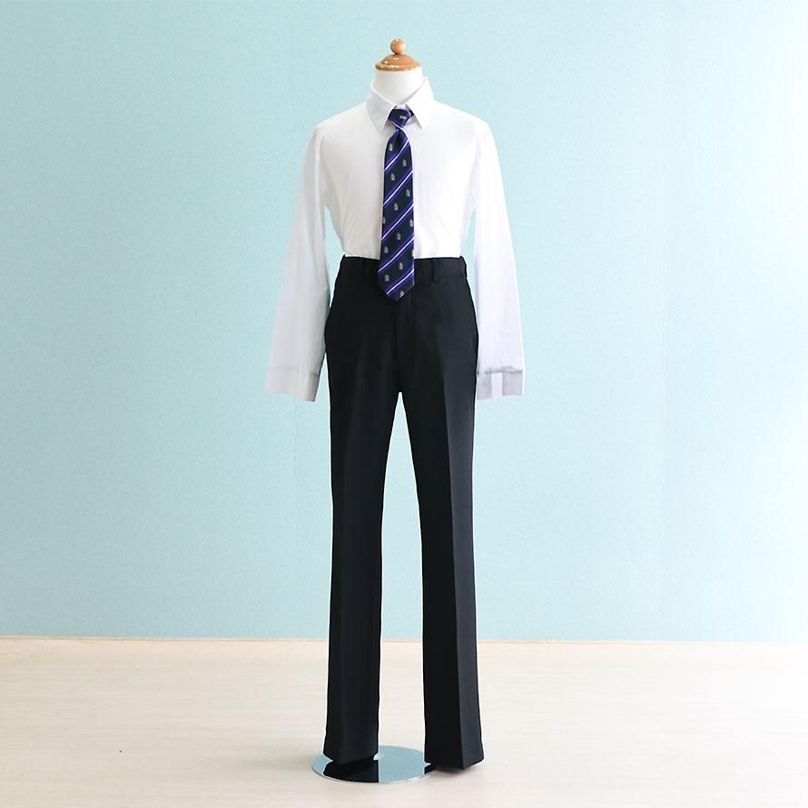 OLIVER HOUSE 黒スーツ 160E ネクタイ付き OLIVER HOUSE 黒スーツ