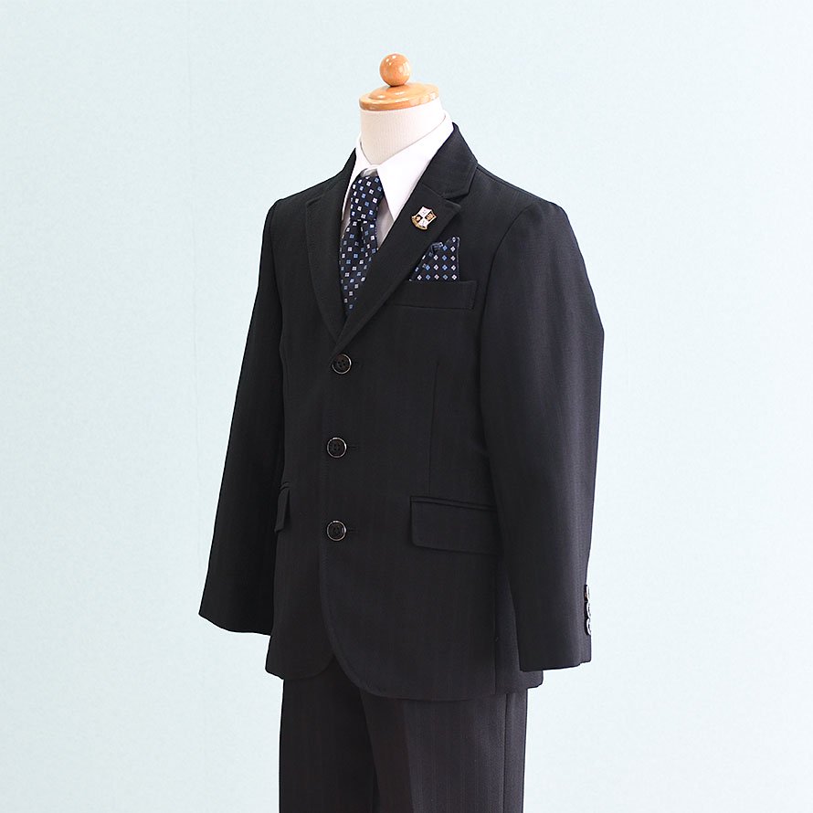 男の子 スーツ 130 黒 hiromichi nakano