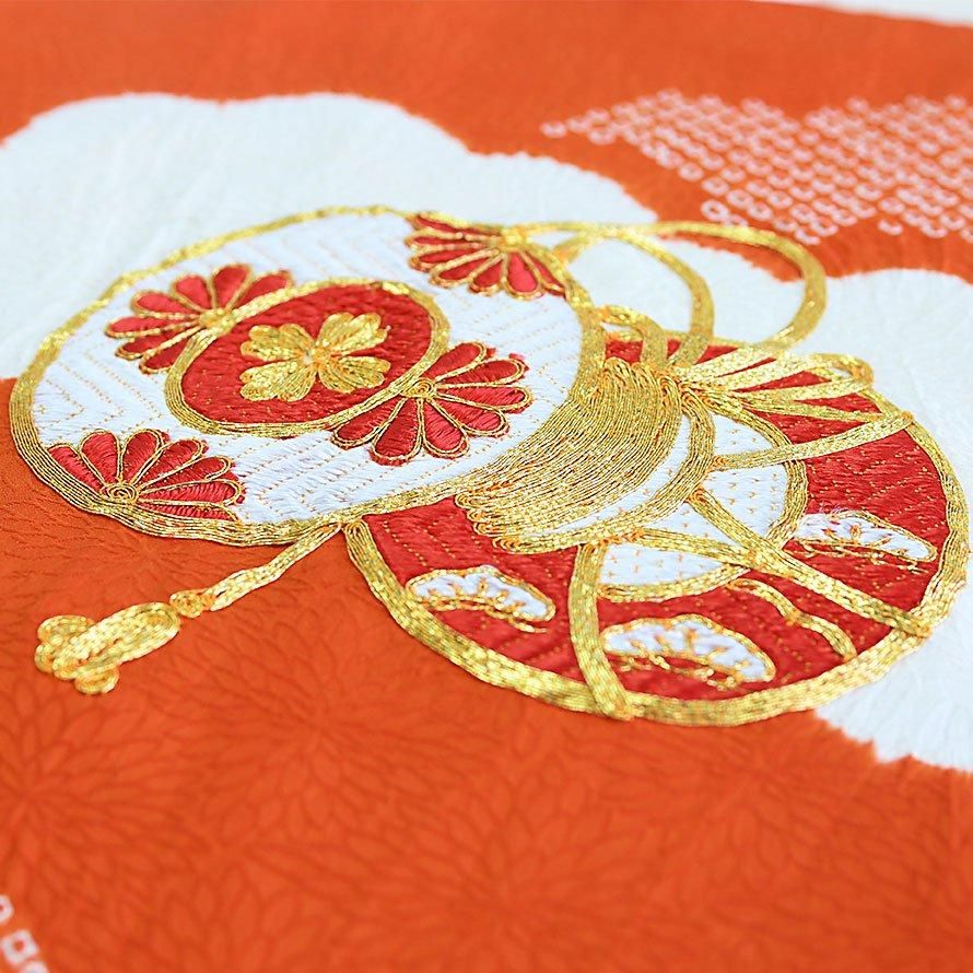激安格安 お宮参り女の子産着レンタル O 69 朱 つづみ 刺繍 正絹 東京レンタルいしょう 激安格安 お宮参り女の子産着レンタル O 69 朱 つづみ 刺繍 正絹 東京レンタルいしょう