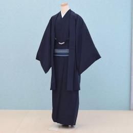 男性着物レンタル（AS0016）L　紺