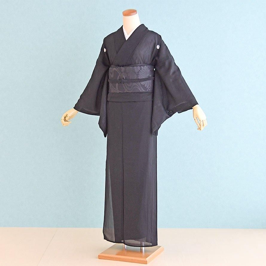 超爆安 [新品] 高級喪服 正絹 五つ紋 夏の着物絽 - 浴衣/水着