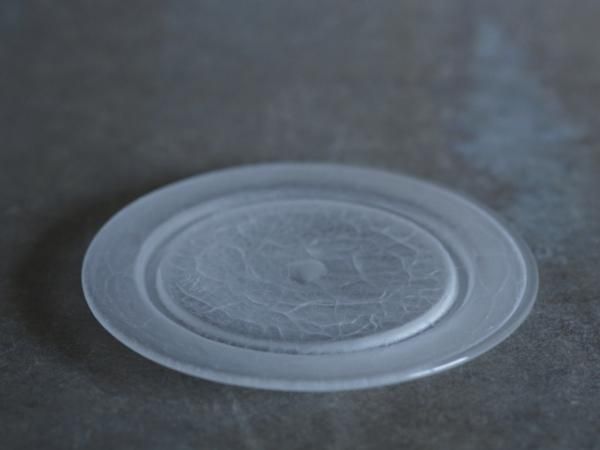 鈴木努｜モールリムプレート クリア皿　2個セット 鈴木努｜モールリムプレート クリア皿 2個セット 鈴木努｜モール