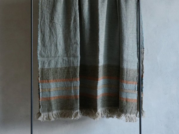 LIBECO　belgian towel　MULTI STRIPE　110×180