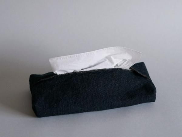 ティッシュケース グレー つちや織物所 | 和食器・キッチン雑貨