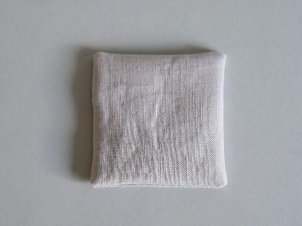 Linen coasterpale gray