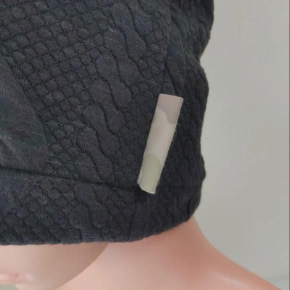 医療用ケア帽子ハンドメイド98　黒　フレンチブルドッグ 医療用帽子/コットンキャスケット[mdh003]