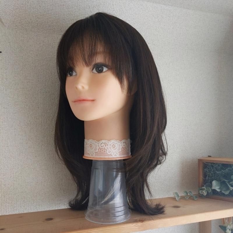 半手植え レミーヘアウイッグ | 医療用人毛100％ウィッグ ロング