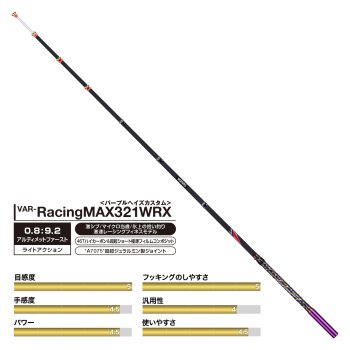 VARIVAS グラファイトワークス ワカサギ穂先 RacingMAX321WRX｜鮎釣り