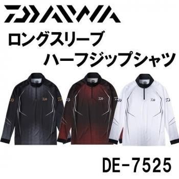 ダイワ ロングスリーブ ハーフジップシャツ DE-7525｜鮎釣り