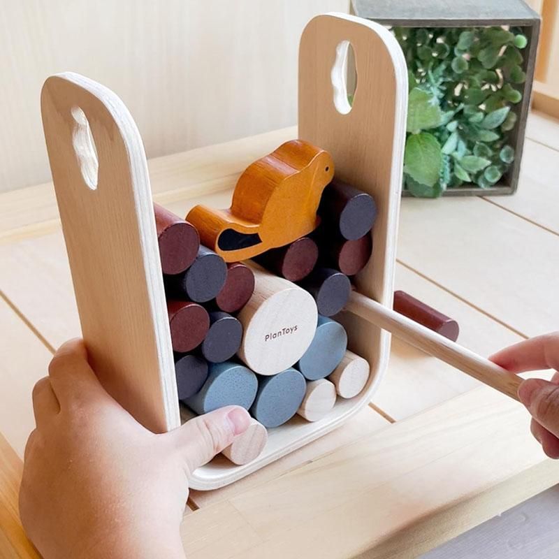 メーカー直売 - 人気ランキング PLANTOYS | 丸太落とし - ウィル・ウッド 木のおもちゃ 【公式】 赤ちゃん・幼児のおもちゃ