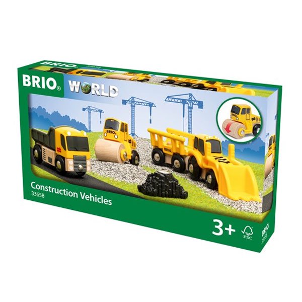 BRIO 工事車両パック 33733 ブリオおもちゃ - 知育玩具