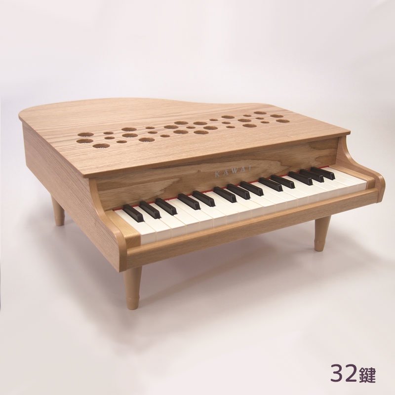 楽器玩具 ミニピアノ P-32 ナチュラル 日本製 | KAWAI カワイ - 【公式】木のおもちゃ ウィル・ウッド 名古屋店