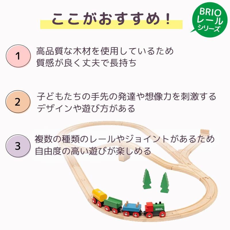 レールトイ 8の字スターターセット 追加レールセット付き| BRIO