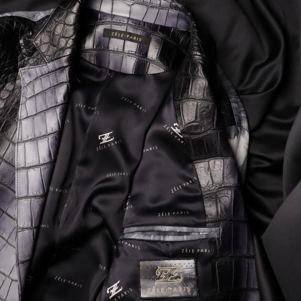 ゼルパリクロコダイルディアスキン革ジャケット 超希少 ゼルパリ ZELE