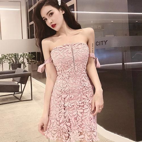 只今ドレスアップフェア開催中 リーフ柄のケミカルレースを使用したシンプルセクシーなチューブドレス風セクシードレス キャバドレス Cabaretdress ピンク キャバドレス キャバヒールの通販ならgraxia グラシア 只今ドレスアップフェア開催中 リーフ柄のケミカルレースを使用したシンプルセクシーなチューブドレス風セクシードレス キャバドレス Cabaretdress ピンク キャバドレス キャバヒールの通販ならgraxia グラシア