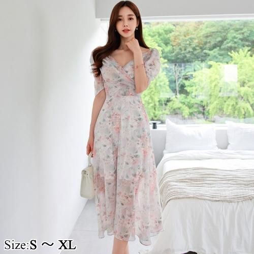 カシュクールで大人っぽさもプラスしたワンピース(キャバドレス・CABARETDRESS)[ 型番 ： GR104-3049 ]この商品のカテゴリーTOPページへショップTOPページへ