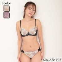 ナチュラルに美しくバストメイクするブラ・ショーツセット(ブラセット)