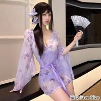 【只今セール中】蝶が舞うロマンティックなシースルーベビードール(BABYDOLL)