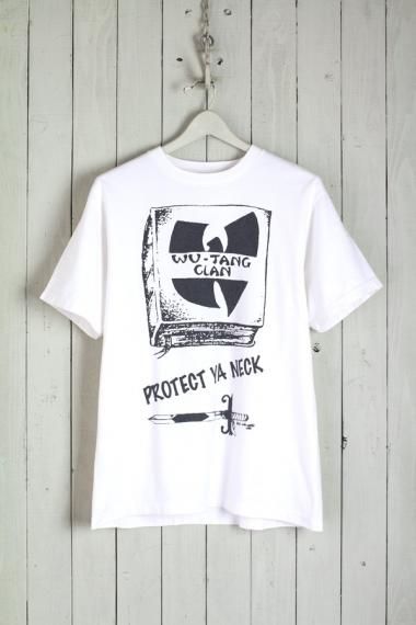 Wu tang protect ya neck t shirt Clearance