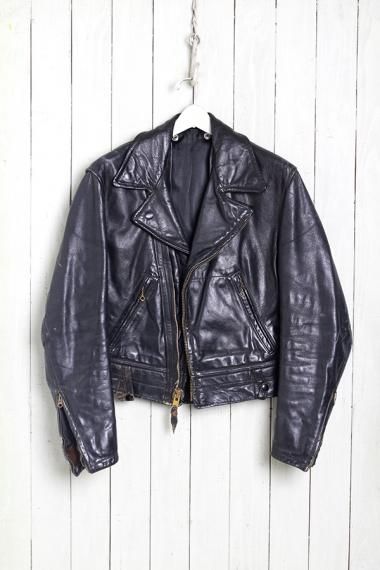 CAL LEATHER W.Riders Policeman Jacket