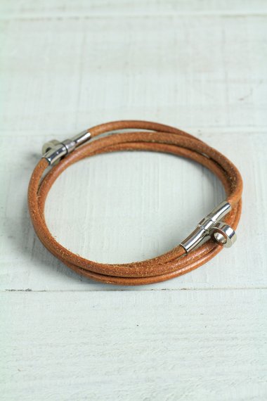 HERMES Leather Bracelet