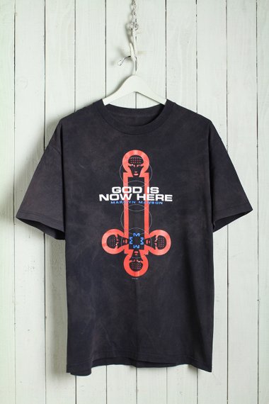 MARILYN MANSON Tee God Is Nowhere 95' - イエローケーキ | YELLOW