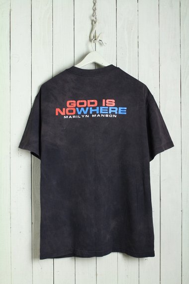 MARILYN MANSON Tee God Is Nowhere 95' - イエローケーキ | YELLOW ...