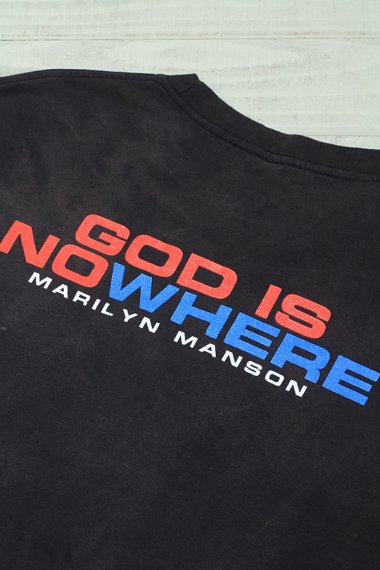 MARILYN MANSON Tee God Is Nowhere 95' - イエローケーキ | YELLOW ...