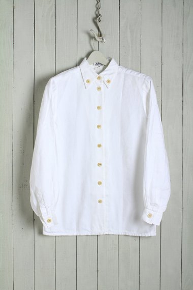 HERMES Jacquard Shirts White
