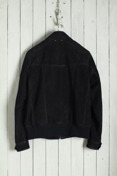 新作MINEDENIM(マインデニム)20SSカーフヌバックブルゾン｜イエロー