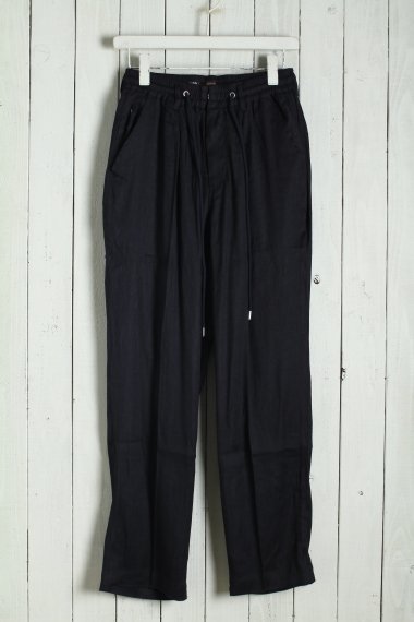 20SS Linen Semieasy Trousers Black