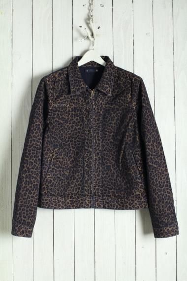 絶品 MINEDENIM 19SS BD JKT レオパード柄4Bジャケット | everestfin.com