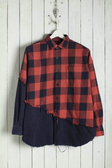 MINEDENIM/マインデニム【通販】FDレイヤードシャツ-20SS-#RPT