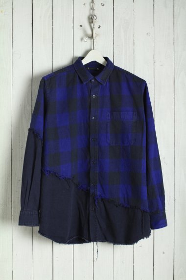 MINEDENIM/マインデニム【通販】FDレイヤードシャツ-20SS-#BPT