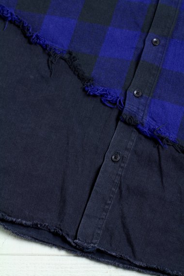 MINEDENIM/マインデニム【通販】FDレイヤードシャツ-20SS-#BPT