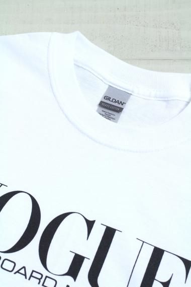 まぼろしの逸品【VOGUE SKATEBOARD MAGAZINE】Tシャツ #ホワイト