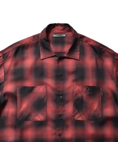 MINEDENIM ×CDL Rayon Ombre Check Shirt 21SS CDL×MINEDENIM RAYON OMBRE CHECK SHIRTS RPT - イエロー