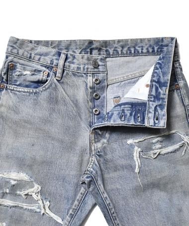 21SS CDL×MINEDENIM GRUNGE SLIM STRAIGHT USS - イエローケーキ