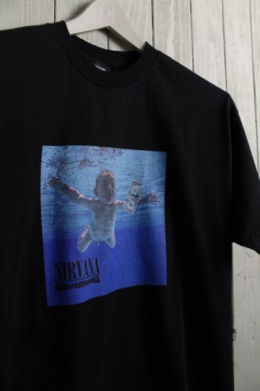 MINEDENIM-マインデニム【21SSスペシャルアイテム】“バンドT-shirts” NIRVANA#BLK｜イエローケーキ｜YELLOW CAKE