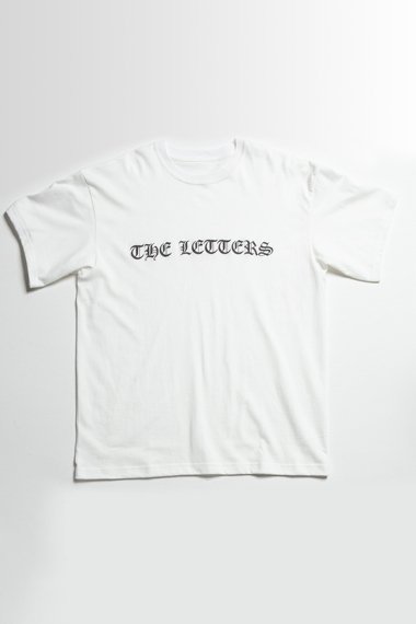 22SS THE LETTERS T-SHIRT -TANGUIS COTTON- WHITE