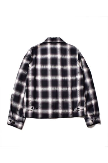 22SS Cuprawool Ombre Check Harrington JKT BLT - イエローケーキ