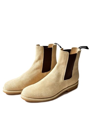 23SS Suede Leather Side Gore Boots BEI