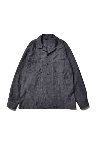 23SS Chambray Open Coller Shirts CGR