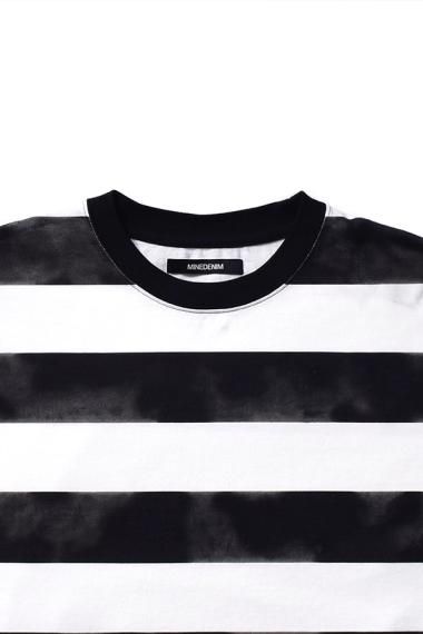 MINEDENIM - Hazy Border L/S T-SH （RPT） ロングスリーブ