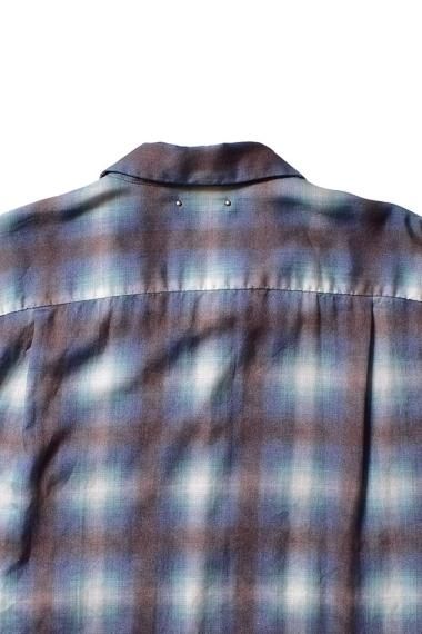 マインデニム｜MINEDENIM『オンブレチェックシャツ』#BPT【23SS