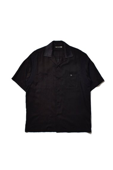 マインデニム｜MINEDENIM『ボーリングシャツ』#BLK【23SS】公式通販 ...