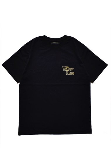 23AW the YELLOW ROSE Tee BLK