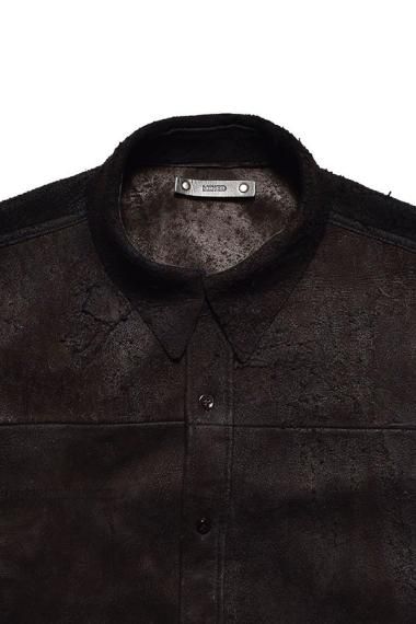 ジャケット・アウター MINEDENIM Glue Stock Leather Shirts BZ Leather Single Zipup Jacket – MINEDENIM
