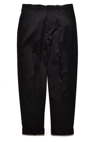 24SS E.F Wool Tapered TRS BLK | マインデニム 2024年春夏