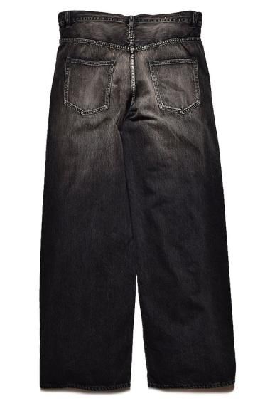 MINEDENIM 24SS Drawstring E.Wide 5pocket BKU - イエロー